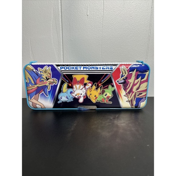 Japanese Pocket Monsters Pokémon School Pencil Case Box Art Nintendo Rare 1997 - Picture 1 of 9